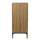 Kumode DELANO 100x41,5xH90cm, MDF ozols / pelēks