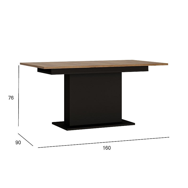 Galds BROLO 160/200x90xH76cm