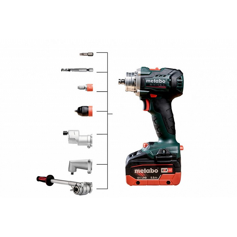 Akumulatora urbjmašīna BS 18 LTX BL Q Impuls karkass,MetaBOX, Metabo