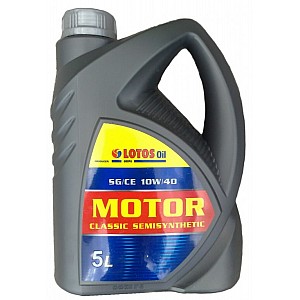 Motoreļļa Motor Classic Semisyntetic 10W40 5L, Lotos Oil