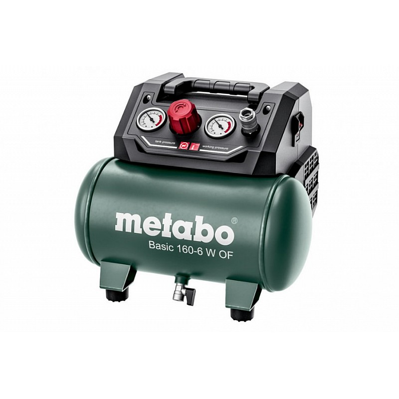 Kompresors BASIC 160-6 W OF oil free, Metabo