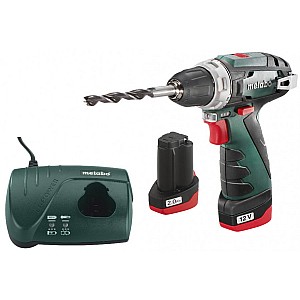 Akumulatora skrūvgriezis/urbis Powermaxx BS Basic / 2x2,0 Ah, Metabo