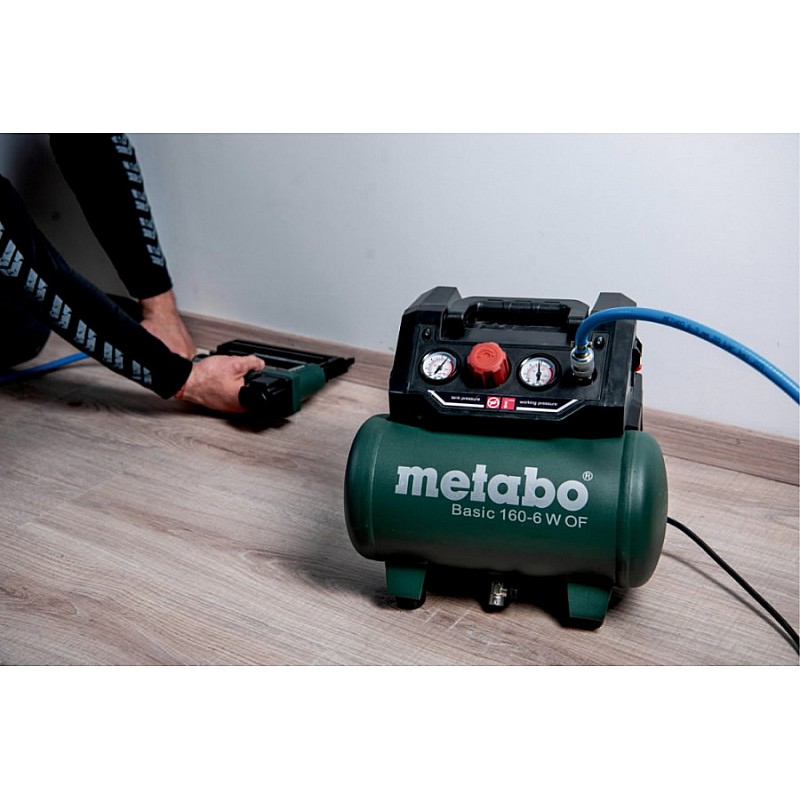 Kompresors BASIC 160-6 W OF oil free, Metabo