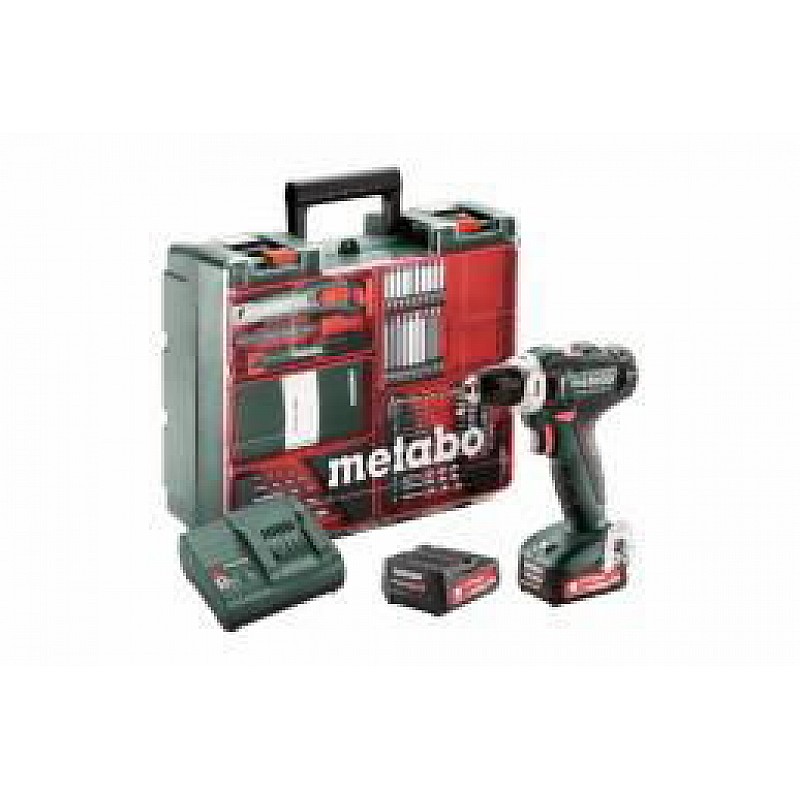 Akumulatora skrūvgriezis/urbis Powermaxx BS 12 komplekts, Metabo