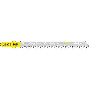 Figūrzāģa asmens kokam BiM, 5gb. pakā 4,0/75mm, Metabo