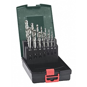 Vītņurbisde komplekts HSSG M3-M12 M3-M12, Metabo