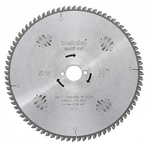 Zāģripa Multi Cut KS 66 190x2,2/1,4x30, z56, FZ/TZ, 8° KS 66 / KSE 68, Metabo